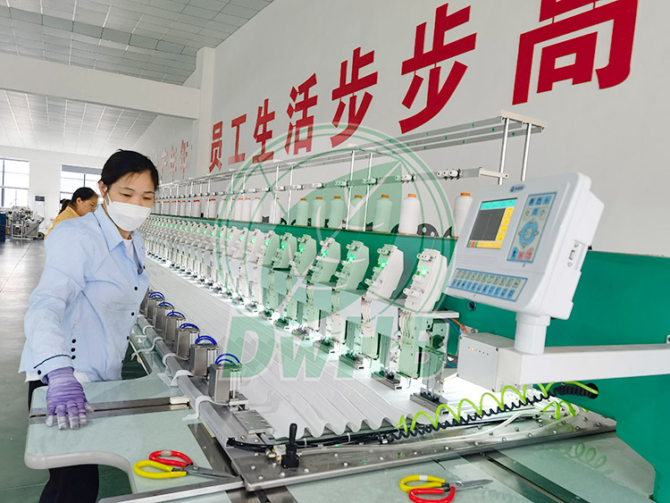 High Temperature Pleated Bags Production Line